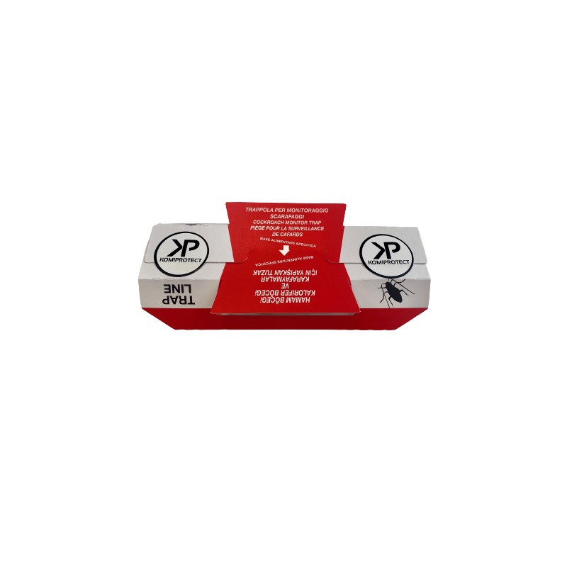 Acquista Komiprotect Trap L trappola ecologica pronta all’uso con base alimentare specifica Scarafaggi 25 pz con riferimento K264 della ditta KOMIPROTECT
