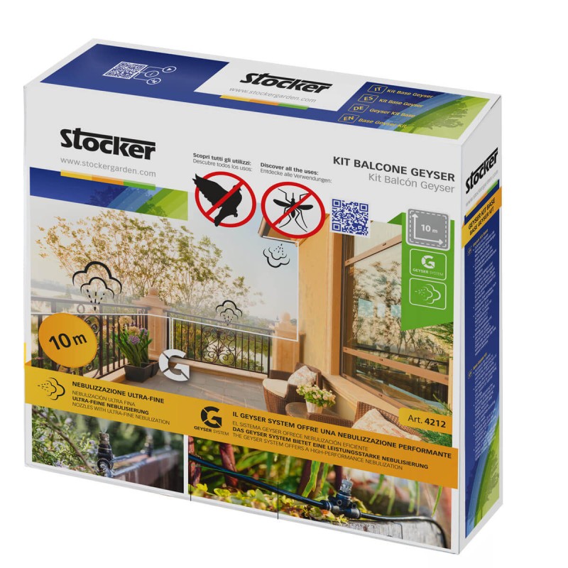 Acquista Kit balcone Geyser Stocker sistema anti Piccioni e Zanzare con riferimento 4212 della ditta Stocker