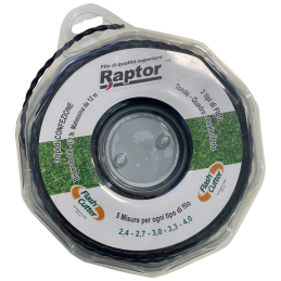 Acquista RAPTOR 2,4 mm 78 mt. Ovaleritorto FLASHCUTTER Filo decespugliatore con riferimento 10129423 della ditta FLASHCUTTER