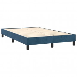 Acquista Giroletto a Molle con Materasso Blu Scuro 120x200 cm in Velluto con riferimento GHV-3141417 della ditta 
