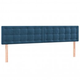 Acquista Giroletto a Molle con Materasso Blu Scuro 200x200 cm in Velluto con riferimento GHV-3141567 della ditta 