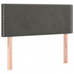 Acquista Giroletto a Molle con Materasso Grigio Scuro 90x190 cm Velluto con riferimento GHV-3141216 della ditta 