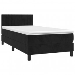 Acquista Giroletto a Molle con Materasso Nero 80x200 cm in Velluto con riferimento GHV-3141391 della ditta 