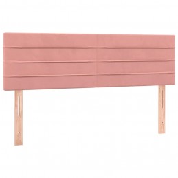 Acquista Giroletto a Molle con Materasso Rosa 140x190 cm in Velluto con riferimento GHV-3141364 della ditta 