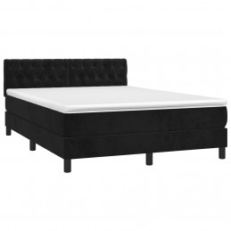 Acquista Giroletto a Molle con Materasso Nero 140x190 cm in Velluto con riferimento GHV-3141481 della ditta 