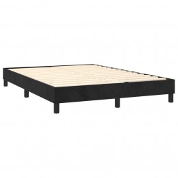 Acquista Giroletto a Molle con Materasso Nero 140x190 cm in Velluto con riferimento GHV-3141481 della ditta 