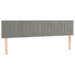 Acquista Giroletto a Molle con Materasso Grigio Chiaro 200x200cm Velluto con riferimento GHV-3141443 della ditta 