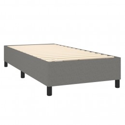 Acquista Giroletto a Molle con Materasso Grigio Scuro 90x200 cm Tessuto con riferimento GHV-3141586 della ditta 