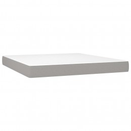 Acquista Giroletto a Molle con Materasso Grigio Chiaro160x200 cm Tessuto con riferimento GHV-3141785 della ditta 
