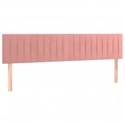 Acquista Giroletto a Molle con Materasso Rosa 200x200 cm in Velluto con riferimento GHV-3141448 della ditta 