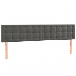 Acquista Giroletto a Molle con Materasso Grigio Scuro 160x200 cm Velluto con riferimento GHV-3141552 della ditta 