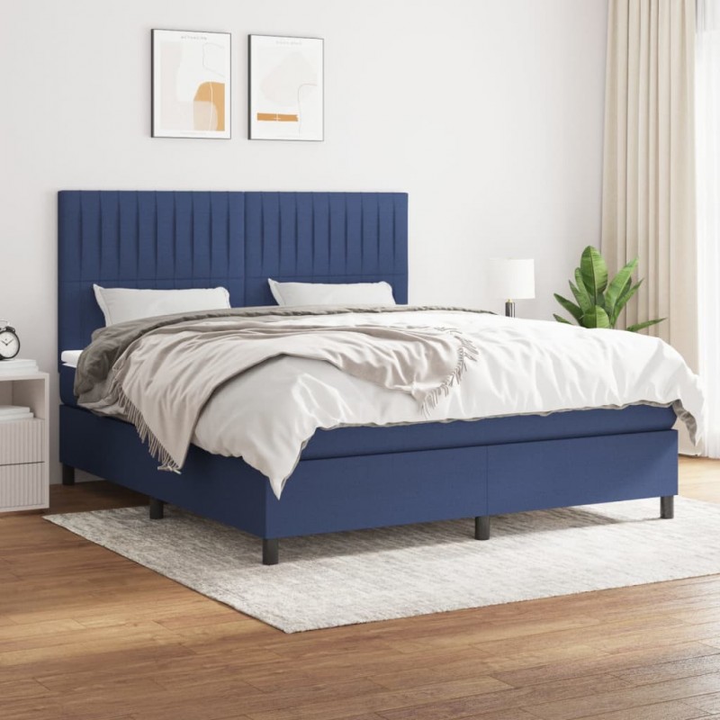 Acquista Giroletto a Molle con Materasso Blu 180x200 cm in Tessuto con riferimento GHV-3141959 della ditta 
