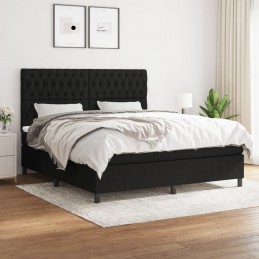Acquista Giroletto a Molle con Materasso Nero 180x200 cm in Tessuto con riferimento GHV-3142035 della ditta 