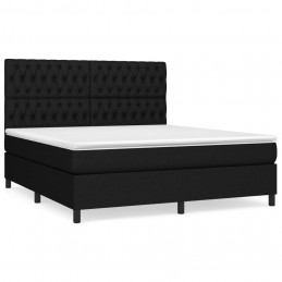 Acquista Giroletto a Molle con Materasso Nero 180x200 cm in Tessuto con riferimento GHV-3142035 della ditta 