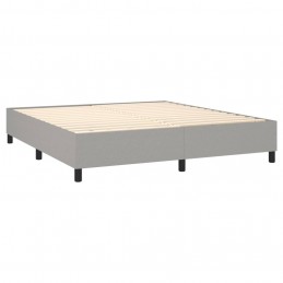 Acquista Giroletto a Molle con Materasso Grigio Chiaro180x200 cm Tessuto con riferimento GHV-3142113 della ditta 