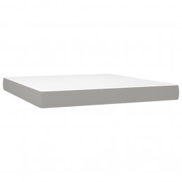 Acquista Giroletto a Molle con Materasso Grigio Chiaro180x200 cm Tessuto con riferimento GHV-3142193 della ditta 
