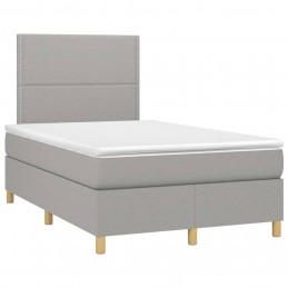 Acquista Giroletto a Molle con Materasso Grigio Chiaro 120x200cm Tessuto con riferimento GHV-3142241 della ditta 