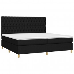 Acquista Giroletto a Molle con Materasso Nero 200x200 cm in Tessuto con riferimento GHV-3142603 della ditta 