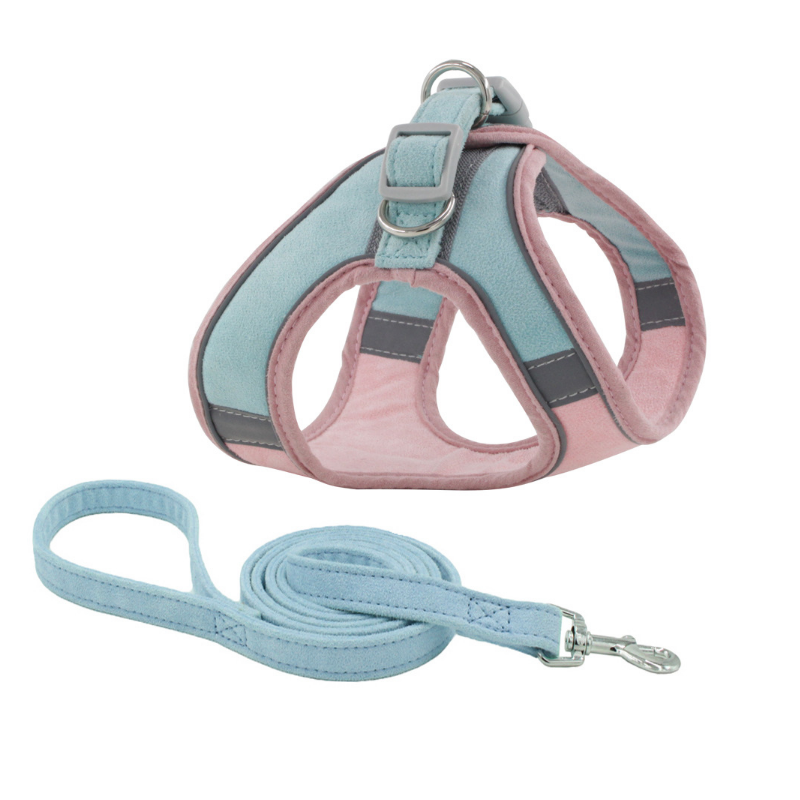 Acquista BAUMOOD Set di imbracatura e guinzaglio per cani ROSA TAG.S con riferimento BM258 della ditta BAUMOOD