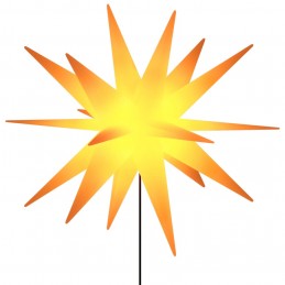 Acquista Luci Stella Moravia con Picchi LED 3pz Pieghevoli Gialle 35 cm con riferimento GHV-356201 della ditta 