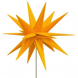 Acquista Luci Stella Moravia con Picchi LED 3pz Pieghevoli Gialle 35 cm con riferimento GHV-356201 della ditta 