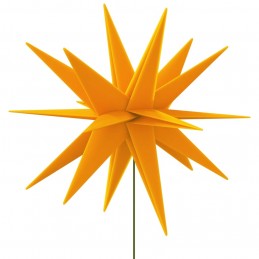 Acquista Luci Stella Moravia con Picchi LED 3pz Pieghevoli Gialle 35 cm con riferimento GHV-356201 della ditta 