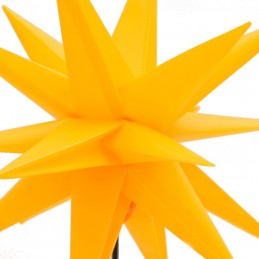 Acquista Luci Stella Moravia con Picchi LED 3pz Pieghevoli Gialle 35 cm con riferimento GHV-356201 della ditta 