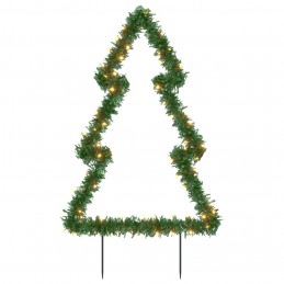 Acquista Decorazione Luminosa Natalizia con Picchetti Albero 80LED 60cm con riferimento GHV-357728 della ditta 