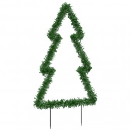Acquista Decorazione Luminosa Natalizia con Picchetti Albero 80LED 60cm con riferimento GHV-357728 della ditta 