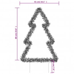 Acquista Decorazione Luminosa Natalizia con Picchetti Albero 80LED 60cm con riferimento GHV-357728 della ditta 