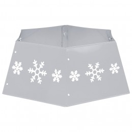 Acquista Gonna per Albero di Natale Argento e Bianco Ø68x25 cm con riferimento GHV-331305 della ditta 