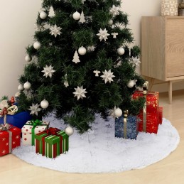 Acquista Gonna per Albero di Natale Raffinata Bianca 90 cm in Similpelle con riferimento GHV-330272 della ditta 