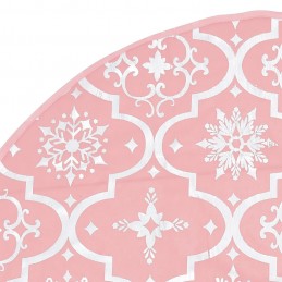 Acquista Gonna Albero Natale Raffinata con Calza Rosa Tessuto 122 cm con riferimento GHV-330285 della ditta 