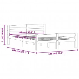 Acquista Giroletto Marrone Miele in Legno Massello di Pino 140x200 cm con riferimento GHV-322078 della ditta 