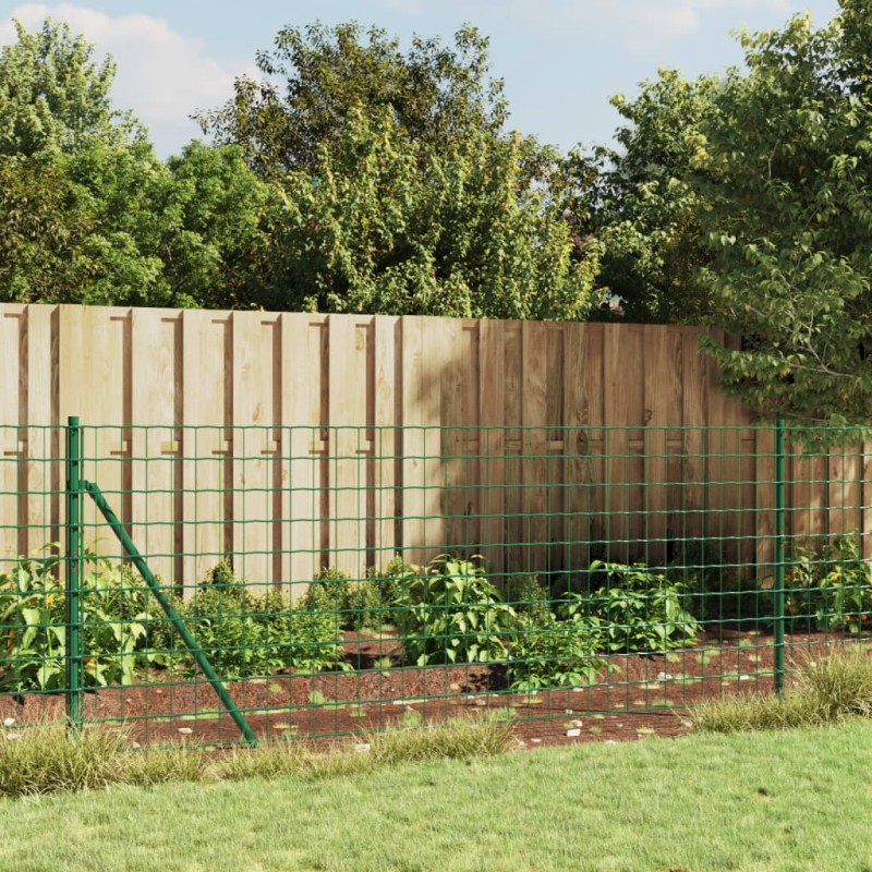 Acquista Recinzione Metallica con Picchetti Ancoraggio Verde 0,8x25 m con riferimento GHV-154120 della ditta 