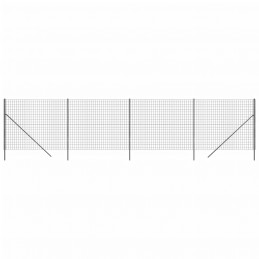 Acquista Recinzione Metallica Antracite 1,4x10 m in Acciaio Zincato con riferimento GHV-154211 della ditta 