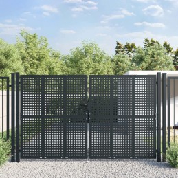 Acquista Cancello Giardino Antracite 300x225 cm in Acciaio con riferimento GHV-154569 della ditta 