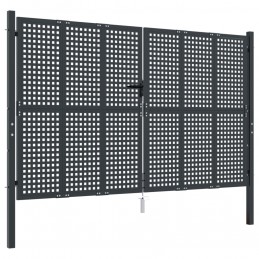 Acquista Cancello Giardino Antracite 300x225 cm in Acciaio con riferimento GHV-154569 della ditta 
