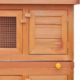 Acquista Conigliera all'Aperto Gabbia Piccoli Animali 4 Porte Legno con riferimento GHV-170159 della ditta 