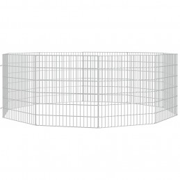 Acquista Conigliera con 10 Pannelli 54x60 cm Ferro Zincato con riferimento GHV-171575 della ditta 