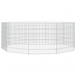 Acquista Conigliera con 10 Pannelli 54x60 cm Ferro Zincato con riferimento GHV-171575 della ditta 