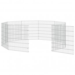 Acquista Conigliera con 10 Pannelli 54x60 cm Ferro Zincato con riferimento GHV-171575 della ditta 