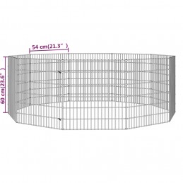 Acquista Conigliera con 10 Pannelli 54x60 cm Ferro Zincato con riferimento GHV-171575 della ditta 