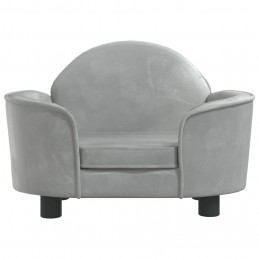 Acquista Lettino per Cani Grigio Chiaro 66x40x45 cm in Velluto con riferimento GHV-171839 della ditta 