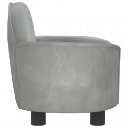 Acquista Lettino per Cani Grigio Chiaro 66x40x45 cm in Velluto con riferimento GHV-171839 della ditta 