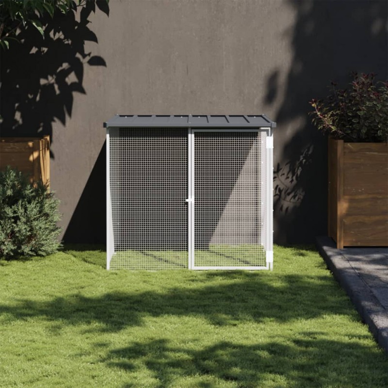 Acquista Gabbia Polli con Tetto Antracite 103x98x90 cm Acciaio Zincato con riferimento GHV-172337 della ditta 
