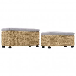 Acquista Set Panche 2 pz in Giunco Grigio con riferimento GHV-246107 della ditta 