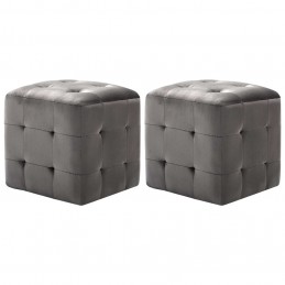 Comodini 2 pz Grigio...