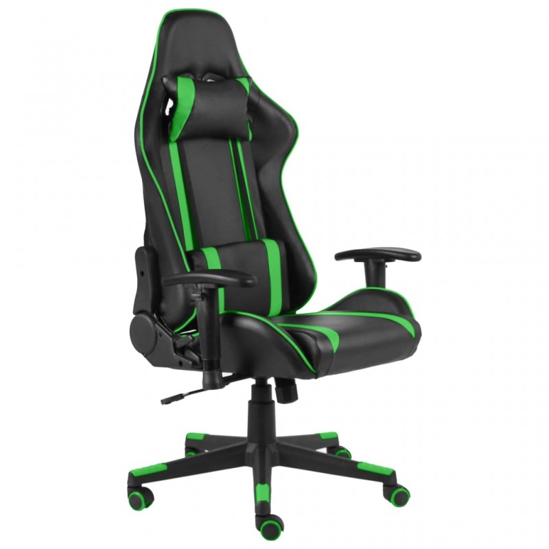 Acquista Sedia da Gaming Girevole Verde in PVC con riferimento GHV-20480 della ditta 