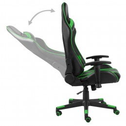 Acquista Sedia da Gaming Girevole Verde in PVC con riferimento GHV-20480 della ditta 
